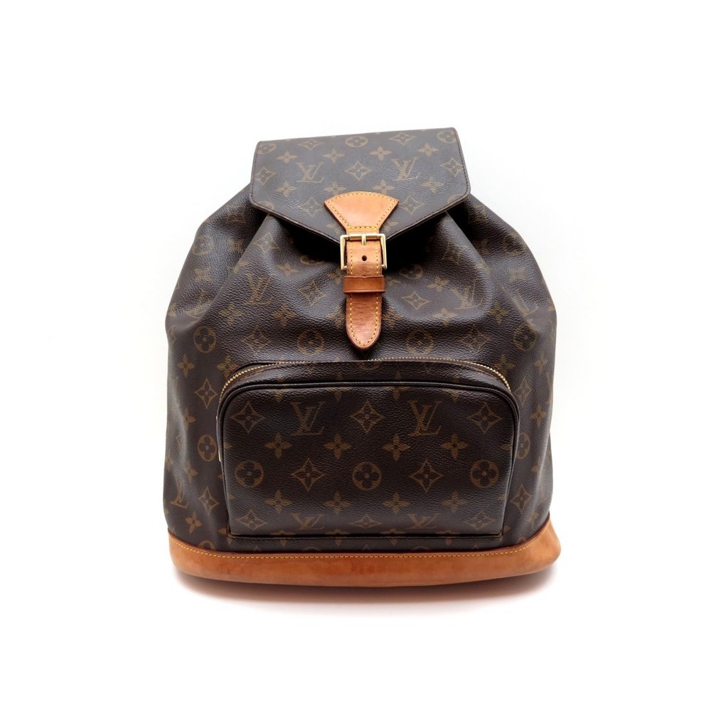 Sac à dos Louis Vuitton Montsouris petit modèle en toile monogram