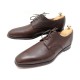 CHAUSSURES BOWEN CUIR GRAINE MARON 