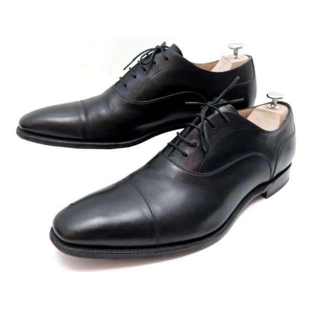 CHAUSSURES CHURCH'S SHELDON 11.5F 45.5 LARGE RICHELIEU EN CUIR NOIR SHOES 620€