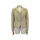 NEUF VESTE PRADA COTON BEIGE T44 IT 38 FR 