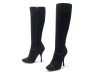 bottes louis vuitton minimalisa 36 en daim noir