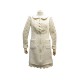 ROBE CHANEL TWEED BRODE CAMELIA CACHEMIRE 