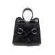 SAC A MAIN LANCEL MINI EN CUIR FACON LEZARD NOIR LEATHER HANDBAG 995€