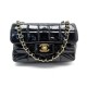 SAC CHANEL TIMELESS MINI CUIR VERNI NOIR 