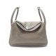 SAC A MAIN HERMES LINDY 30 EN CUIR TOGO ETOUPE TAUPE PALLADIE HAND BAG 5500€