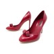 NEUF CHAUSSURES LOUIS VUITTON ESCARPINS CUBIC WONDER 39 EN CUIR ROUGE SHOES 780€