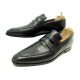 CHAUSSURES BERLUTI ANDY WARHOL 8.5 42.5 MOCASSINS CUIR NOIR LOAFERS SHOES 1650€