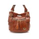 NEUF SAC A MAIN CHLOE BAY SMALL CABAS 8SS388 CUIR VERNIS MARRON HAND BAG 1665€