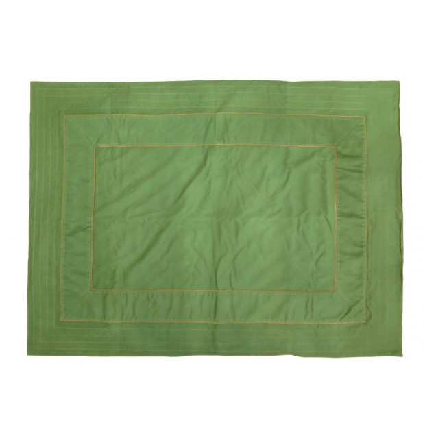 RARE SAC DE COUCHAGE HERMES JETE DE LIT VERT GREEN SLEEPING BAG BED THROWER