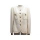 VESTE DE TAILLEUR CHANEL BLANC CASSE 