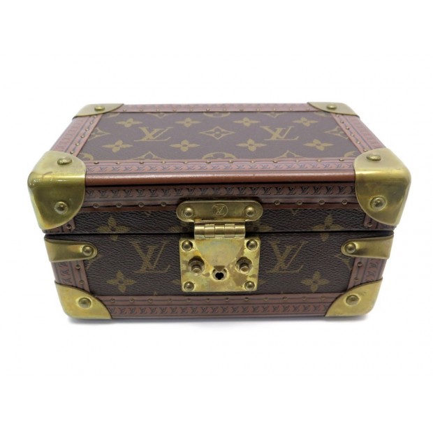 MALLE LOUIS VUITTON COFFRET TRESOR 20 M47004 TOILE MONOGRAM BOITE A BIJOUX 4065€