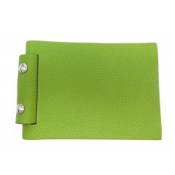 NEUF BLOC NOTE HERMES CAHIER A DESSIN EN CUIR TOGO VERT NEW NOTEBOOK COVER 590€