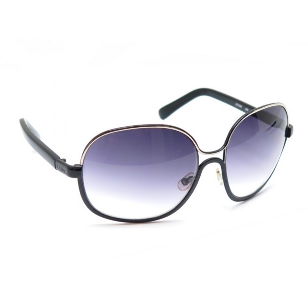 NEUF LUNETTES DE SOLEIL CHLOE CL2106 EN METAL NOIR + ETUI BLACK SUNGLASSES 340€