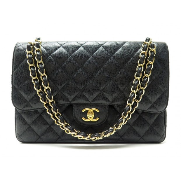 SAC A MAIN CHANEL TIMELESS JUMBO CUIR CAVIAR 