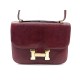 VINTAGE SAC A MAIN HERMES CONSTANCE 24 CUIR DE LEZARD BORDEAUX LIZARD PURSE BAG