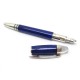 STYLO PLUME MONTBLANC STARWALKER COOL BLUE 9976 A CARTOUCHE LAQUE + ECRIN 600€