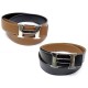 CEINTURE HERMES H CUIR NOIR T80 