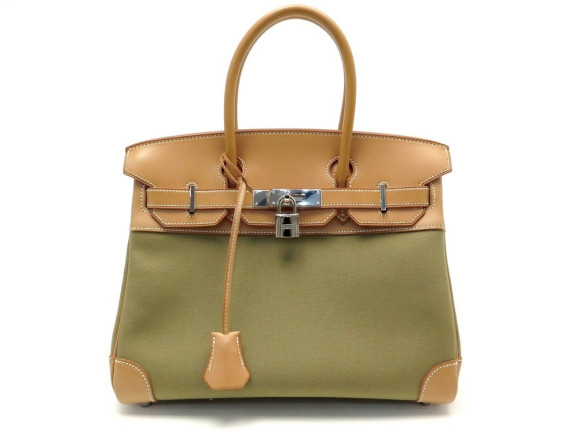  sac a main hermes birkin 30 cuir vache naturel