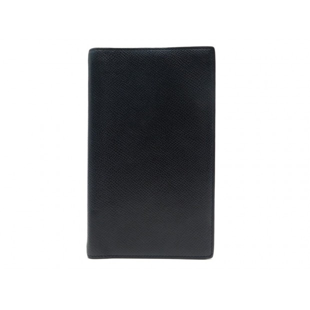 COUVERTURE AGENDA HERMES VISION II CUIR EPSOM NOIR + CARNET ET BOITE COVER 423€