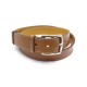 CEINTURE HERMES ETRIVIERE CUIR MARRON 95 