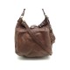 SAC A MAIN VANESSA BRUNO CUIR MARRON 