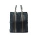 SAC A MAIN HERMES CABAS TROCA VERTICAL GM TOILE NOIR BLACK CANVAS HAND BAG 780€