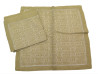 lot hermes 4 serviettes de table motifs geometriques