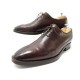 CHAUSSURES SANTONI RICHELIEU ONE CUT 5590 9 IT 44 FR EN CUIR LEATHER SHOES 795€