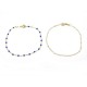 LOT DE 2 BRACELET GIGI CLOZEAU OR ET RESINE 