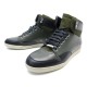 NEUF CHAUSSURES DIOR HOMME SNEAKERS MONTANTES 42.5 BASKETS CUIR VERT +BOITE 590€