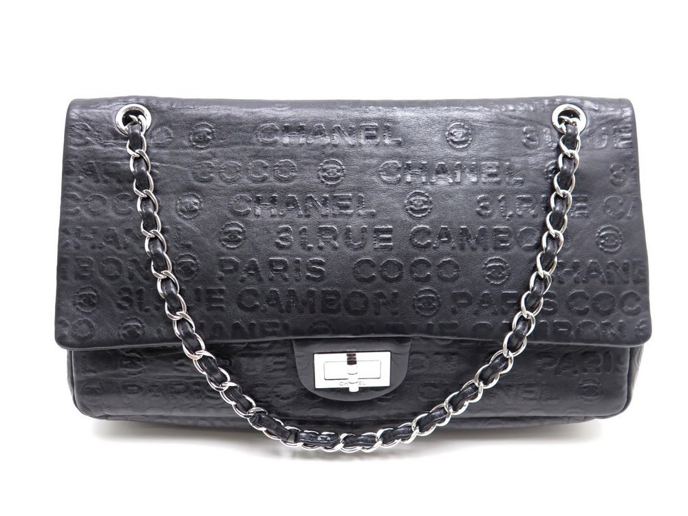 sac a main chanel 2.55 mademoiselle cuir logo 31 rue