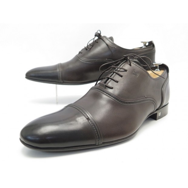 NEUF CHAUSSURES LOUIS VUITTON AVANT GARDIST RICHELIEU 10.5 44.5 CUIR DHOES 1060€