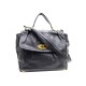 SAC A MAIN VANESSA BRUNO VDPX073 BANDOULIERE EN CUIR NOIR HAND BAG PURSE 540€