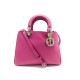 NEUF SAC DIOR DIORISSIMO CUIR ROSE + BANDOULIERE + POCHETTE 