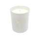 NEUF BOUGIE PARFUMEE CARTIER PANTHERE EN PORCELAINE BLANC 9CM + BOITE NEW CANDLE