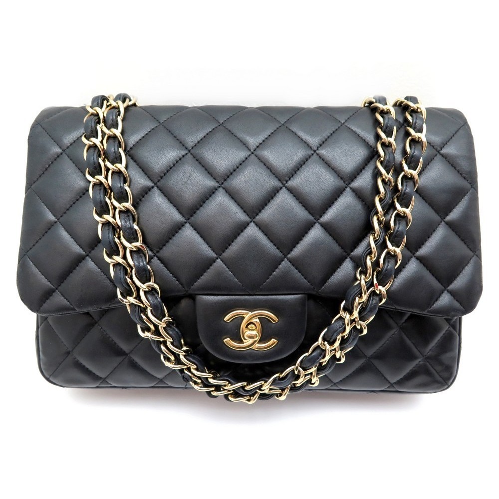 SAC A MAIN CHANEL TIMELESS JUMBO BANDOULIERE CUIR MATELASSE HAND BAG Brown  Leather ref.555383 - Joli Closet