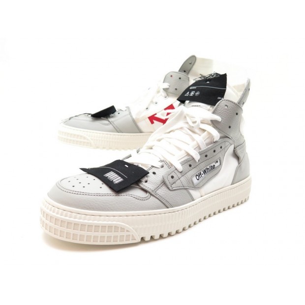 NEUF SNEAKERS OFF-WHITE VIRGIL ABLOH 43 BASKETS OFF COURT 3.0 HIGH CHAUSSURES