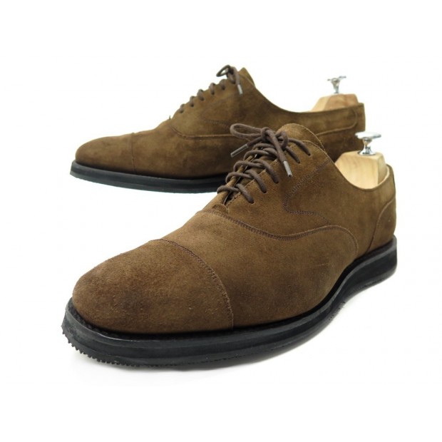 NEUF CHAUSSURES CHURCH'S RICHELIEU LANCASTER 8.5F 42.5 EN DAIM SUEDE SHOES 495€