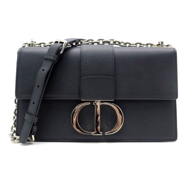 NEUF SAC A MAIN DIOR MONTAIGNE 30 M9208OWBH BANDOULIERE CUIR GRAINE NOIR 2900€