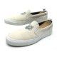 CHAUSSURES KENZO SLIP ON TIGER 44 BASKETS TOILE BLANC WHITE CANVAS SNEAKERS 130€