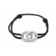 BRACELET BULGARI FORTUNA REGLABLE 14 A 20 CM EN ARGENT 925 SILVER JEWEL 250 