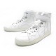 CHAUSSURES PIERRE HARDY 112 42 BASKETS MONTANTES EN CUIR BLANC SNEAKERS 495€