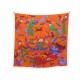 NEUF FOULARD HERMES 70x70 1 2