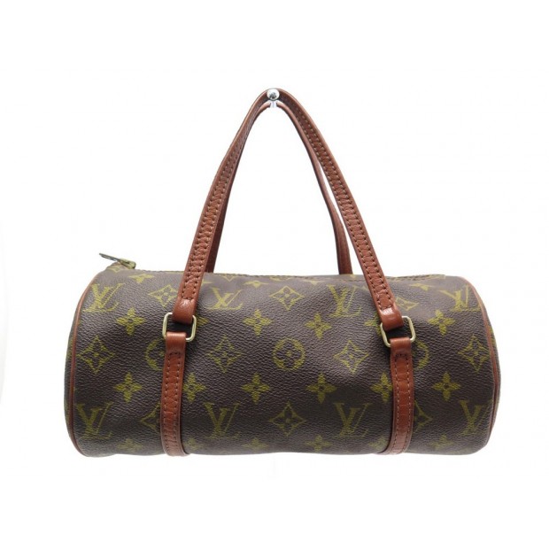 VINTAGE SAC A MAIN LOUIS VUITTON PAPILLON 26 TOILE MONOGRAM LV HAND BAG 700 