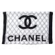 FOULARD CHANEL ETOLE MOTIF MATELASSE EN SOIE 65 X 192 CM SILK SCARF STOLE 1030€