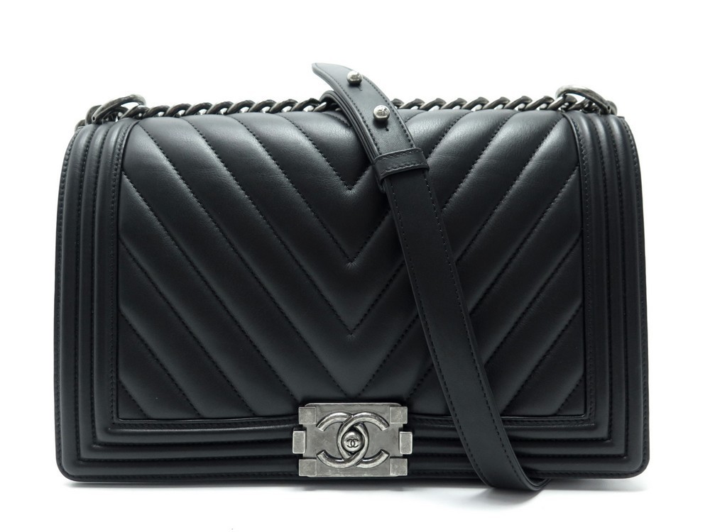 sac a main chanel grand boy chevron a92193