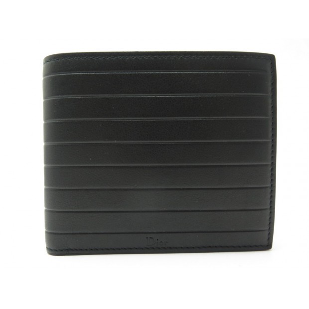 NEUF PORTEFEUILLE DIOR CUIR NOIR 