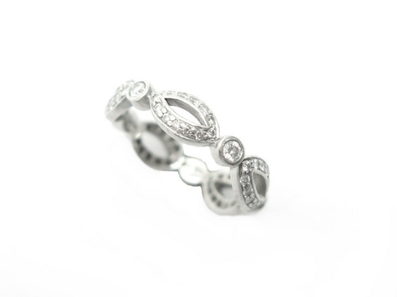 bague tiffany co t 50 en platine 65 diamants
