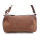 SAC A MAIN PRADA 31 CM EN CUIR PECARI MARRON BROWN LEATHER HAND BAG PURSE 690€