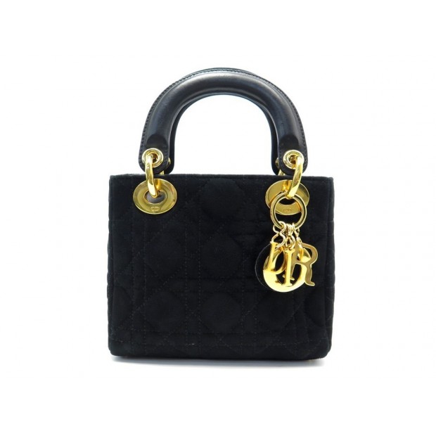 SAC A MAIN CHRISTIAN DIOR LADY EN VEAU VELOURS 